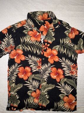Brandini 100% pure silk Hawaiian shirt